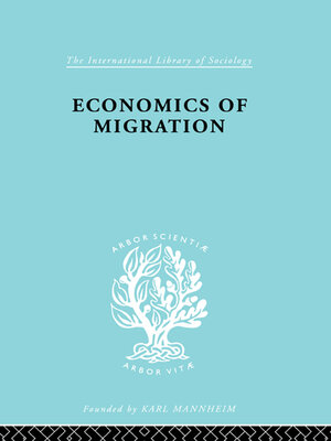 cover image of Economics of Migration